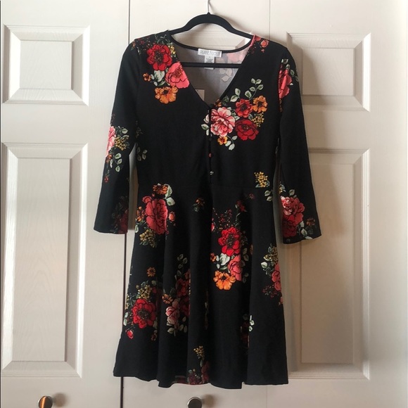 Planet Gold Dresses & Skirts - 💐 Flower Fit & Flare Dress